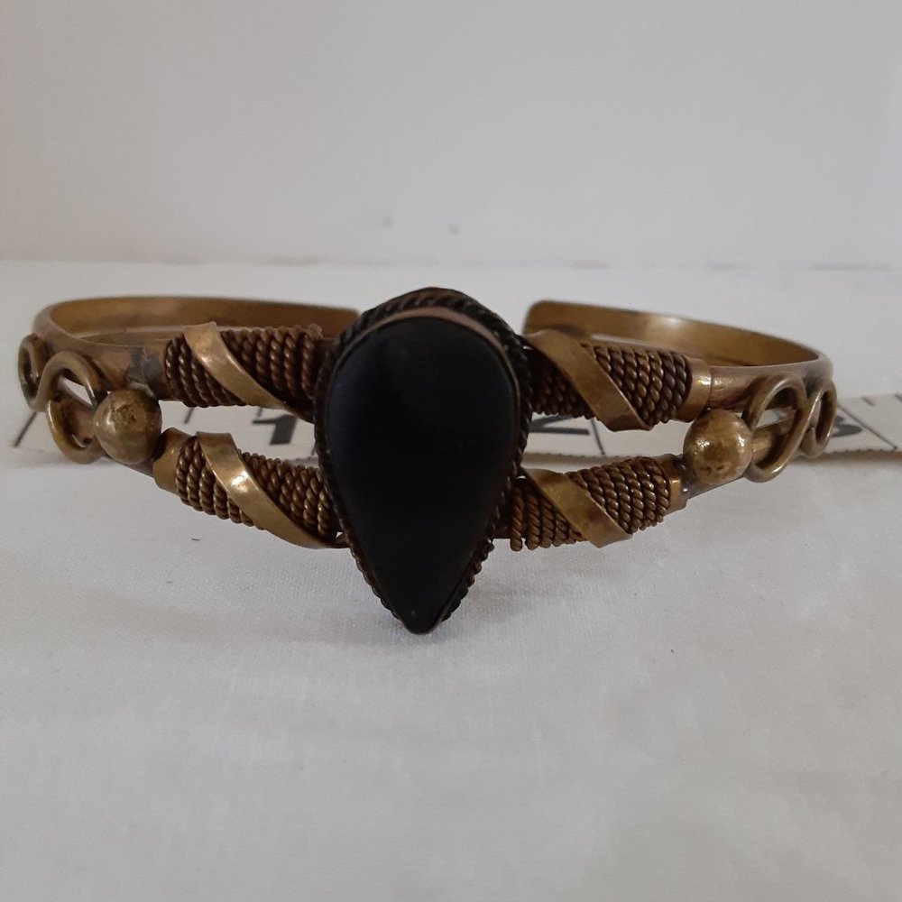 Boho gypsy cuff bracelet - Picture 1 of 5